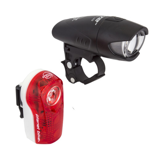 Light Planet Bike Combo Blaze Super Flash F&R 95869