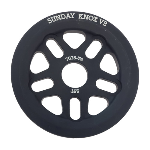 Chainring 1Pc Sunday 25T Knox V2 Bk 211755