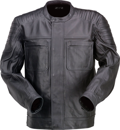 Z1R Widower Leather Jacket - Black - Large 2810-3971