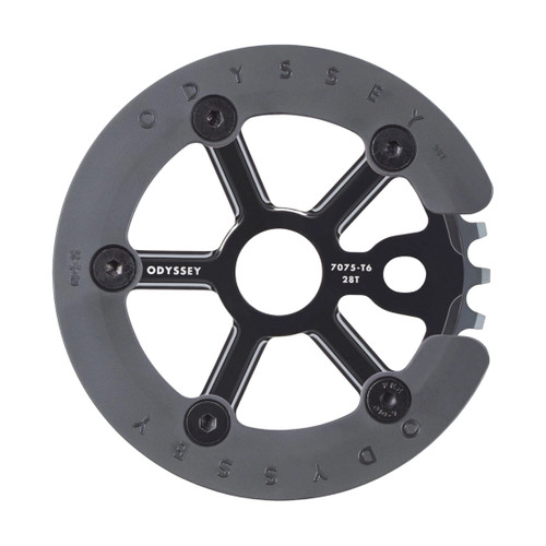 Chainring 1Pc Odyssey 28T Utility Pro W/GuaRoad Bk 211702