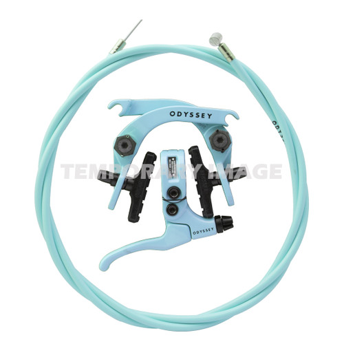 Brakeset Odyssey Evolver 2.5 W/Mono Lvr/Linear Cable Ocean-Bu 121437