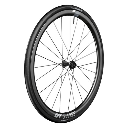 Wheel Front DT Swiss 700 622X22 Erc1400 Dicut 35 100X12Mmta Cl Tbls Bk W/Cont Aero 111 641283