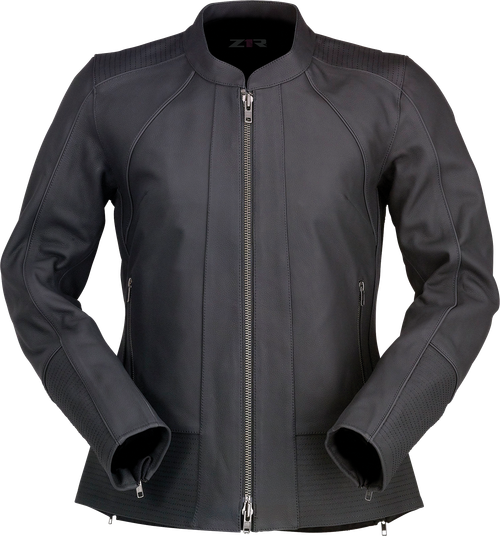 Z1R Women'S Matchlock Leather Jacket - Black - 2W 2813-1031