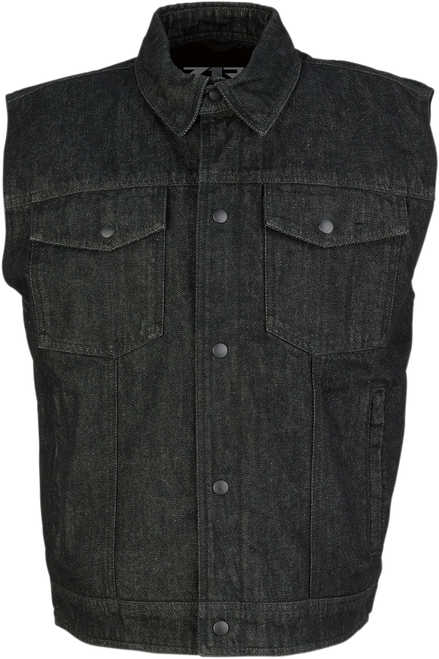Z1R Denim Vest - Black - Small 2820-4484