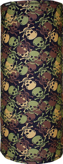 Zan Headgear Motley Tube Sportflex Neck Tube - All Over Skull Camo TL418
