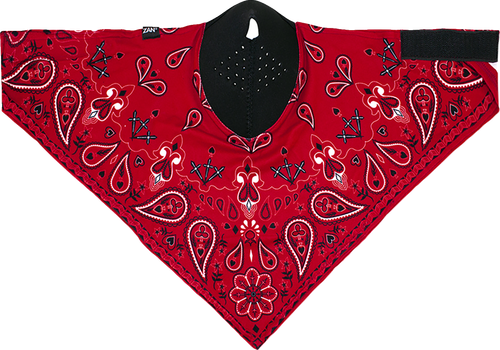 Zan Headgear Neodanna Sportflex Face Mask - Red Paisley NEOL106