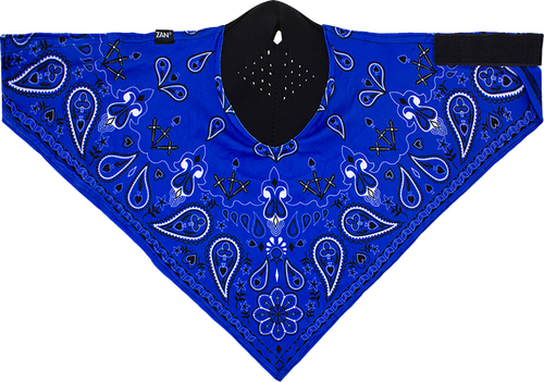 Zan Headgear Neodanna Sportflex Face Mask - Navy Paisley NEOL111