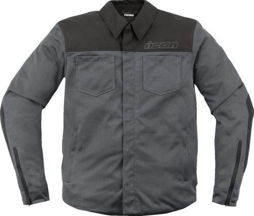 Icon Upstate Mesh Ce Jacket - Gray - Large 2820-6225