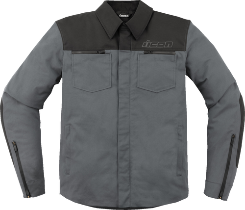 Icon Upstate Canvas Ce Jacket - Gray - 2Xl 2820-6245