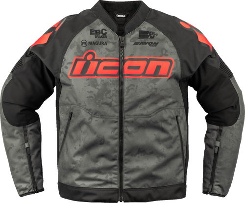 Icon Overlord3 Magnacross Jacket - Gray Camo - Small 2820-6712