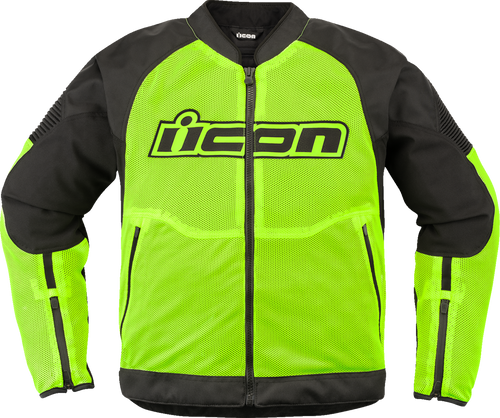 Icon Overlord3 Mesh Jacket - Hi-Viz Yellow - Medium 2820-6749