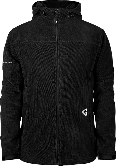 Gerbing Heated Clothing 7V Thermite Fleece Heated Jacket 2.0 - Black - Large GER-TFJKT-7V-M-B-L