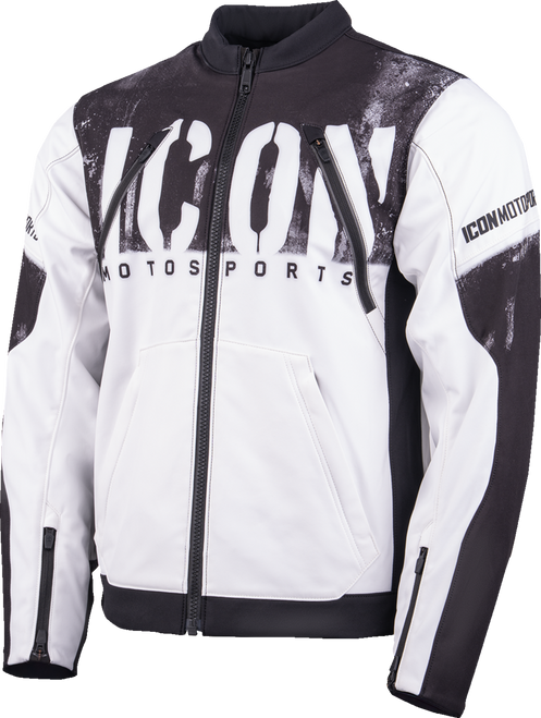 Icon Merc3 Anomaly Jacket - White - Large 2820-7925