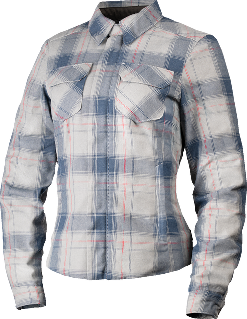 Icon Women'S Fallblock Flannel Jacket - Gray - 2Xl 2822-1909