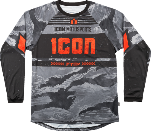 Icon Tiger??Ã¢â€Å“ÃƒÂ¢Ã¢â€Â¬Ãƒâ€˜S Blood Jersey - Gray Camo - 3Xl 2824-0096