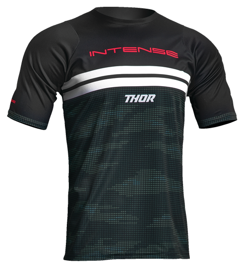 Thor Intense Assist Decoy Short-Sleeve Jersey - Black/Camo - Large 5020-0195