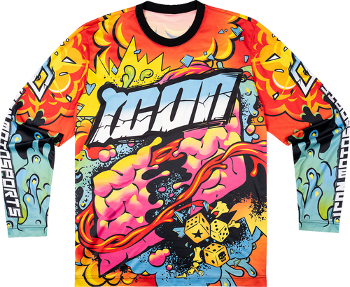 Icon Scatterbrain Jersey - Black - Large 2824-0112