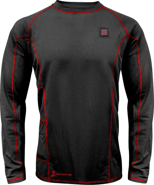 Gerbing Heated Clothing 7V Heated Base Layer Shirt - Large GER-BLS-7V-M-BLK-L