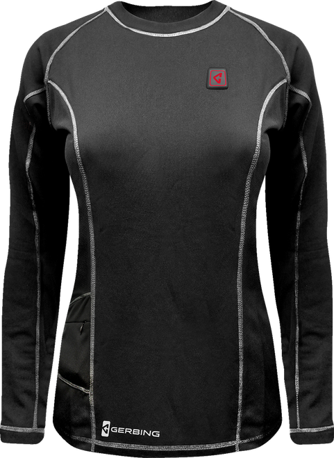 Gerbing Heated Clothing Women'S 7V Heated Base Layer Shirt - Xl GER-BLS-7V-W-BLK-XL