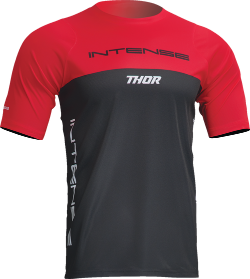 Thor Intense Assist Censis Short-Sleeve Jersey - Red/Black - Large 5020-0207