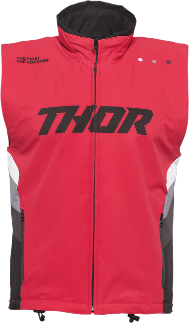 Thor Warmup Vest - Red/Black - Xl 2830-0592