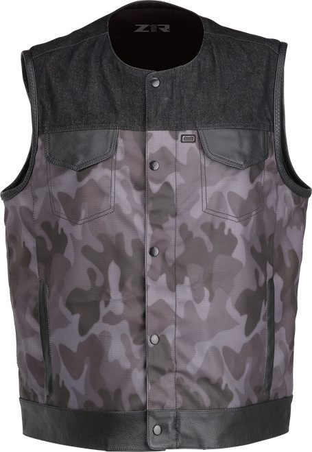 Z1R Nightfire Camo Vest - Black/Gray - Large 2830-0626