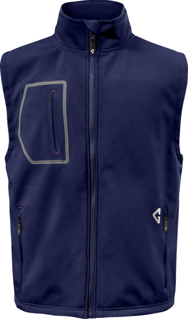 Gerbing Heated Clothing 7V Torrid Softshell Heated Vest 2.0 - Navy - Medium GERTVST7VMNM