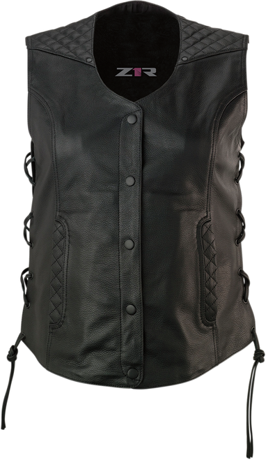 Z1R Women'S Gaucha Vest - Black - 2Xl 2831-0076