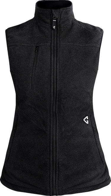 Gerbing Heated Clothing Women'S 7V Thermite Heated Fleece Vest 2.0 - Black - Small GER-TFVST-7V-W-BS