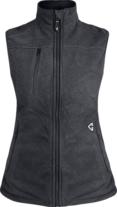 Gerbing Heated Clothing Women'S 7V Thermite Heated Fleece Vest 2.0 - Gray - Medium GER-TFVST-7V-W-GM