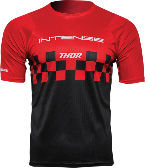 Thor Intense Assist Chex Short-Sleeve Jersey - Red/Black - Small 5120-0139