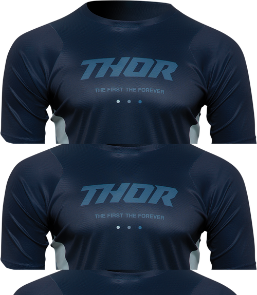Thor Assist React Short-Sleeve Jersey - Midnight/Teal - Medium 5120-0182
