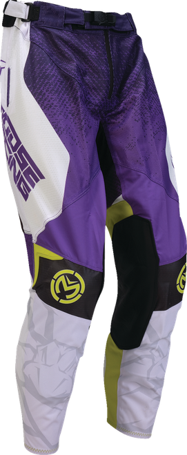 Moose Offroad Sahara Pants - Purple/Hi-Viz - Us 32 2901-12085