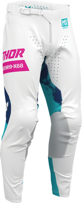 Thor Launchmode Bleach Pants - White/Aqua - Us 40 2901-12318