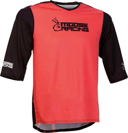 Moose Offroad Mtb Jersey - 3/4 Sleeve - Red - Medium 5020-0245