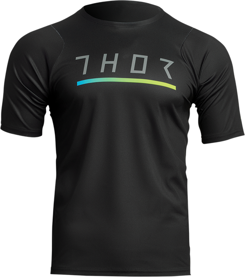 Thor Assist Caliber Short-Sleeve Jersey - Black - Large 5120-0259