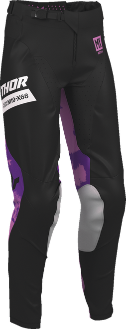 Thor Women'S Launchmode Bleach Pants - Black/Orchid - Us 9/10 2902-0428