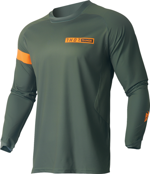 Thor Range Jersey - Army Green/Orange - 2Xl 2910-7486