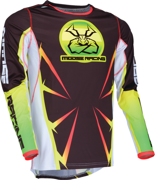 Moose Offroad Agroid Jersey - Black/Yellow/White - Small 2910-7917