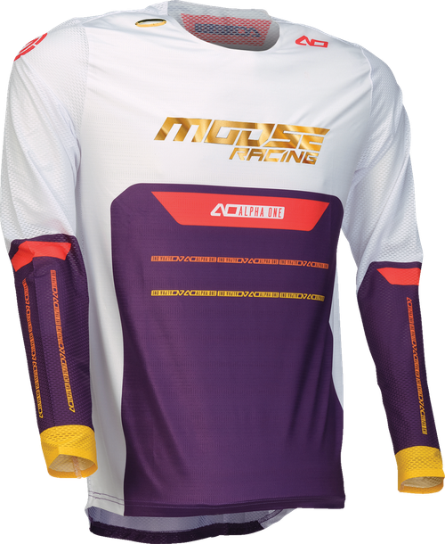 Moose Offroad Alpha One Jersey - Purple/Red - Medium 2910-8333