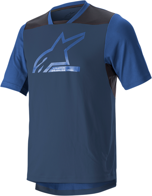 Alpinestars Drop 6.0 V2 Short-Sleeve Jersey - Midnight Blue/Black - 2XL 1766322-7319-2X