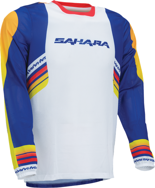 Moose Offroad Sahara Jersey - Blue/Orange - Large 2910-8782
