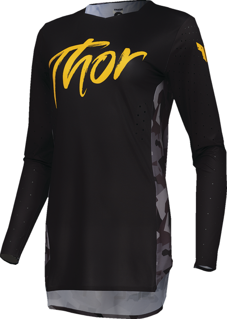 Thor Women'S Sportmode Shadow Jersey - Black - Small 2911-0326