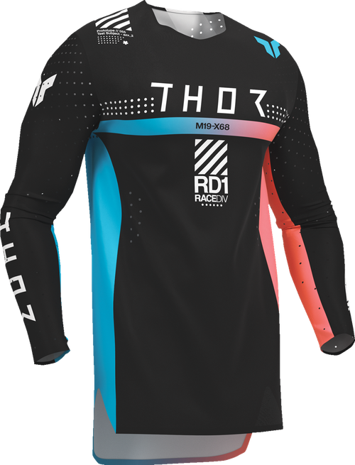 Thor Youth Sportmode Synth Jersey - Black - Xl 2912-2574
