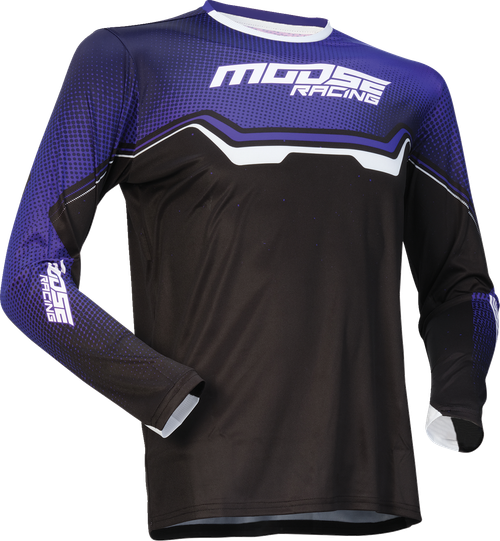 Moose Offroad Youth Qualifier Jersey - Purple/Black/White - Small 2912-2633