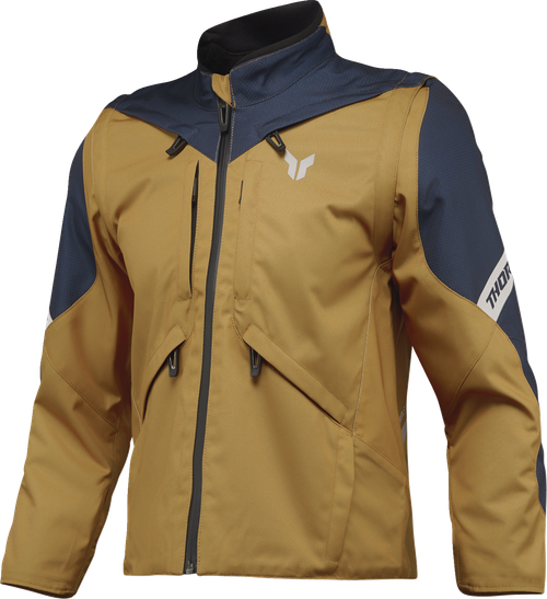 Thor Women'S Terrain Jacket - Caramel/Midnight - Xl 2921-0006