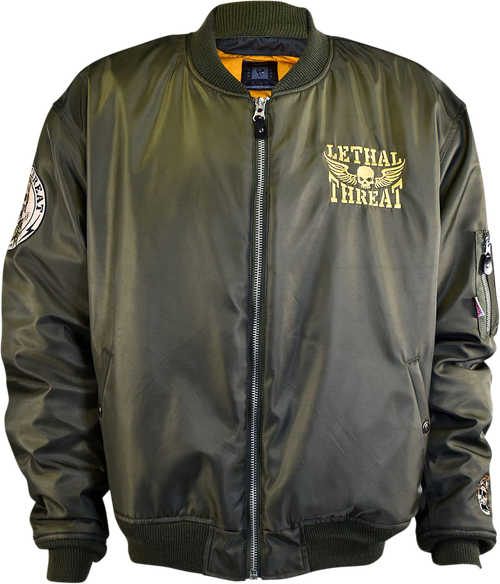 Lethal Threat Bombs Away Jacket - Green - Xl JT84030XL