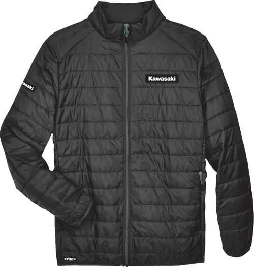 Factory Effex Kawasaki Puffer Jacket - Black - Medium 28-85112