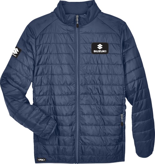 Factory Effex Suzuki Puffer Jacket - Navy - 2Xl 28-85418