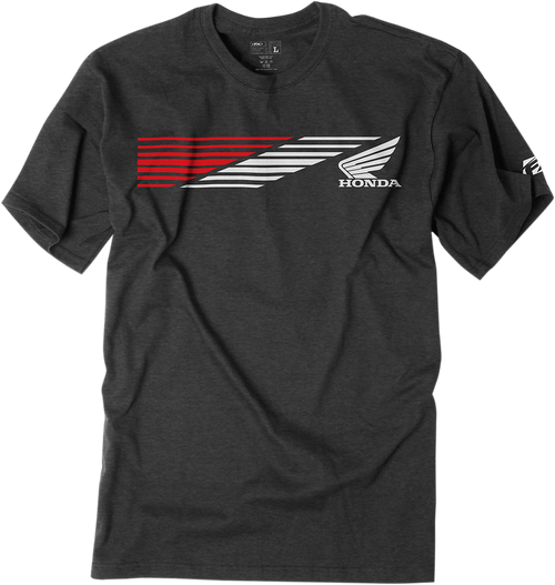 Factory Effex Honda Speed T-Shirt - Heather Charcoal - Medium 19-87302